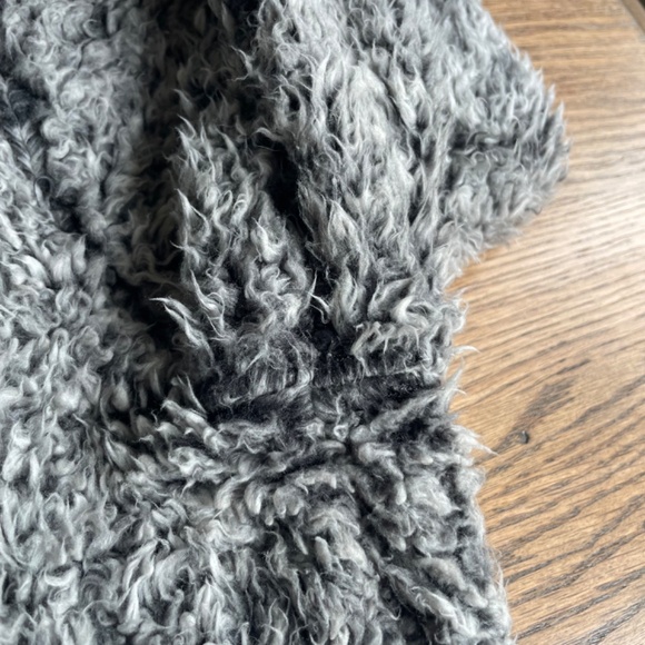 Original Weatherproof (M) gray sherpa fleece quarter zip - Picture 8 of 10